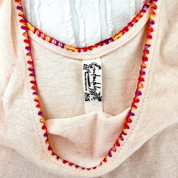 Free People Intimately Beige Tank Sz. S - Picture 2 of 5
